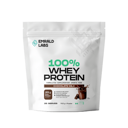 100% Whey Protein Emrald Labs Whey blend protein 900g Chocolate Milk