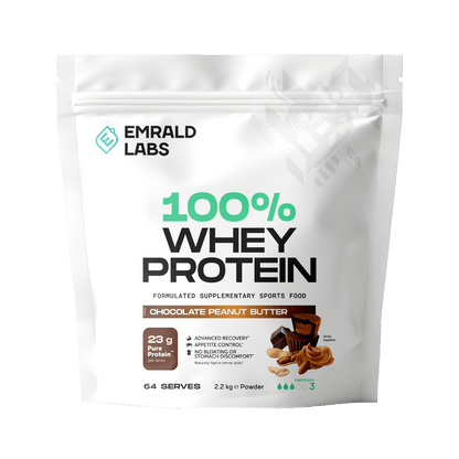 100% Whey Protein Emrald Labs Whey blend protein 2.2kg Chocolate Peanut Butter