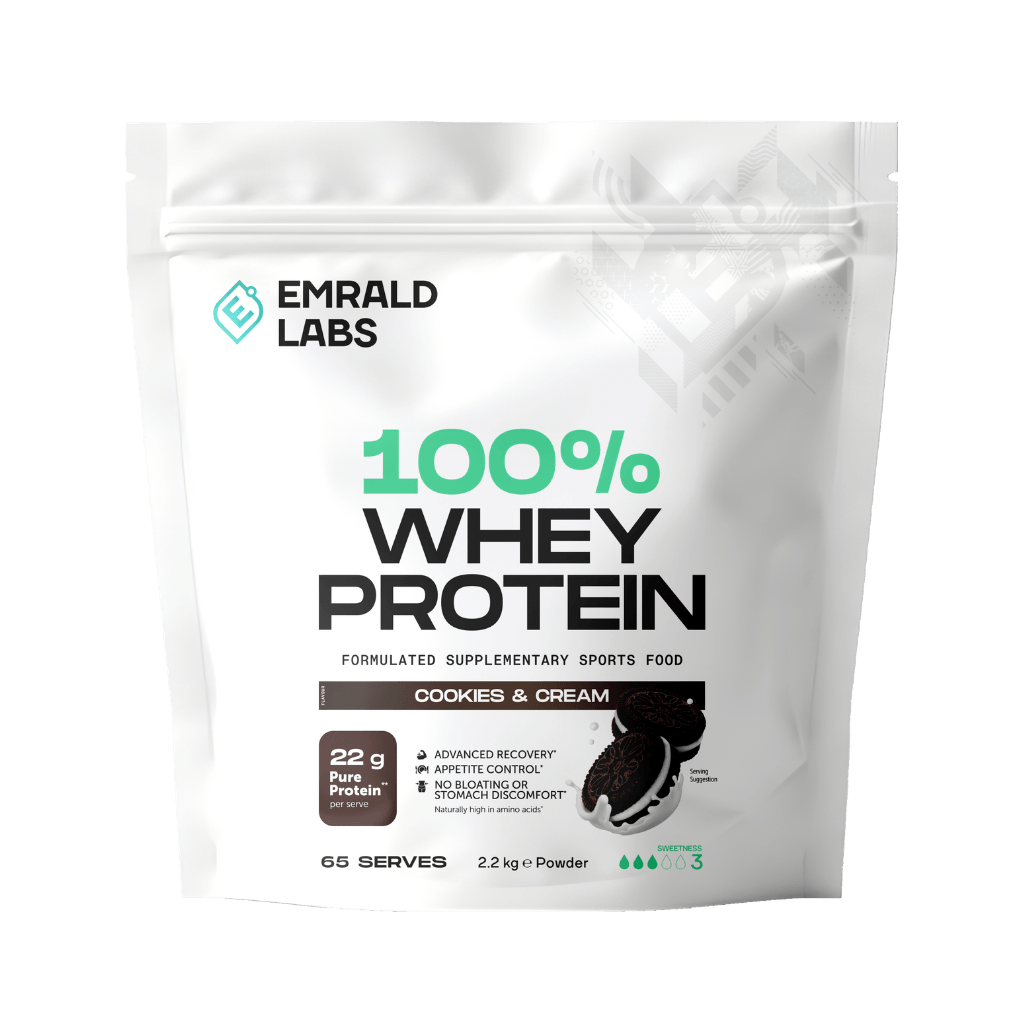 100% Whey Protein Emrald Labs Whey blend protein 2.2kg Cookies and Cream