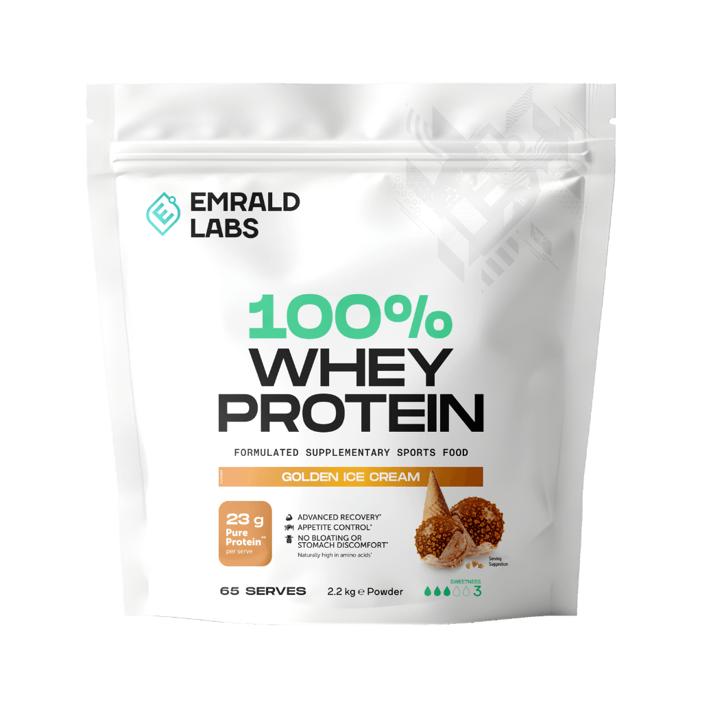 100% Whey Protein Emrald Labs Whey blend protein 2.2kg Golden Ice Cream