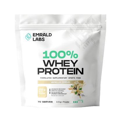 100% Whey Protein Emrald Labs Whey blend protein 2.2kg Vanilla Creme