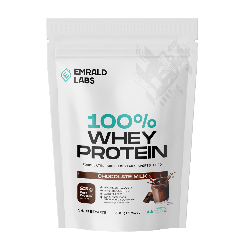 100% Whey Protein Emrald Labs Whey blend protein 500g Chocolate Milk