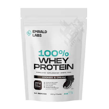 100% Whey Protein Emrald Labs Whey blend protein 500g Cookies and Cream
