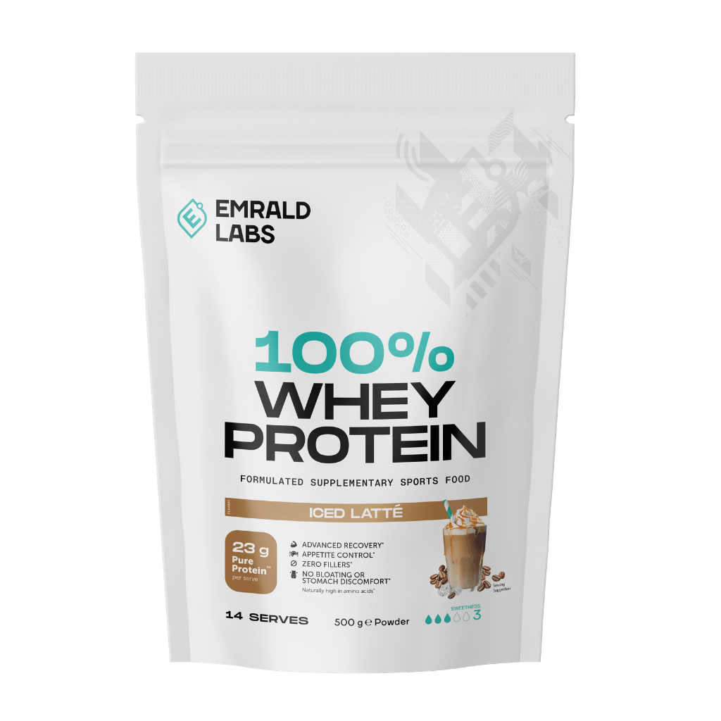 100% Whey Protein Emrald Labs Whey blend protein 500g Iced Latte