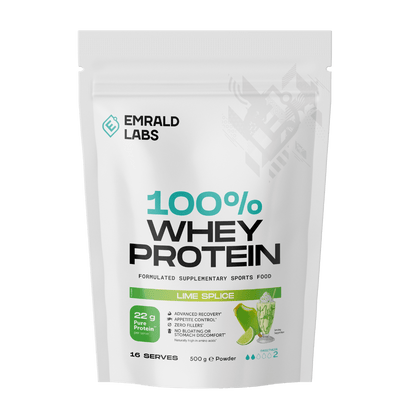 100% Whey Protein Emrald Labs Whey blend protein 500g Lime Splice
