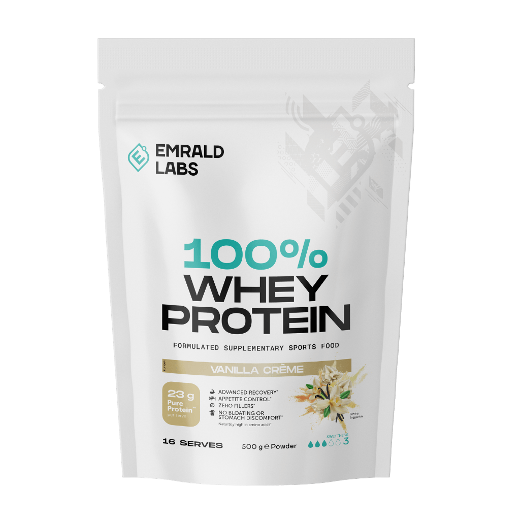 100% Whey Protein Emrald Labs Whey blend protein 500g Vanilla Creme