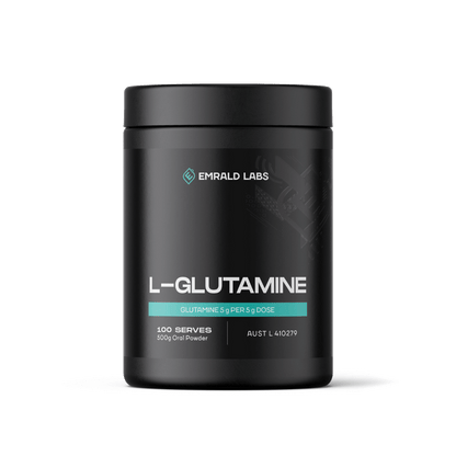L-Glutamine & L-Glutamine Emrald Labs Glutamine supplements 500g