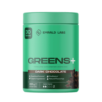 Greens+ (4) & Greens+ Emrald Labs Greens supplements 30 Serves Dark Chocolate