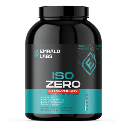 Iso Zero Protein (6) & Iso Zero Protein Emrald Labs Whey protein isolate 2kg Strawberry