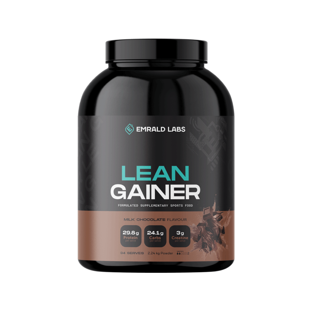 Lean Gainer Emrald Labs Mass gainer protein powder 34 Serves Chocolate Milk