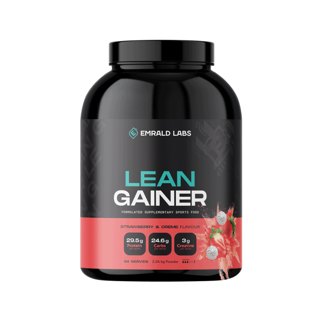 Lean Gainer Emrald Labs Mass gainer protein powder 34 Serves Strawberry