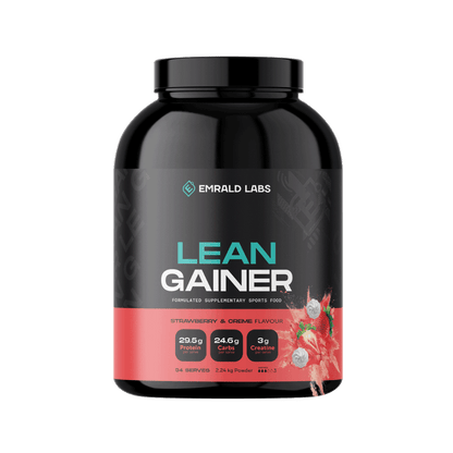 Lean Gainer Emrald Labs Mass gainer protein powder 34 Serves Strawberry