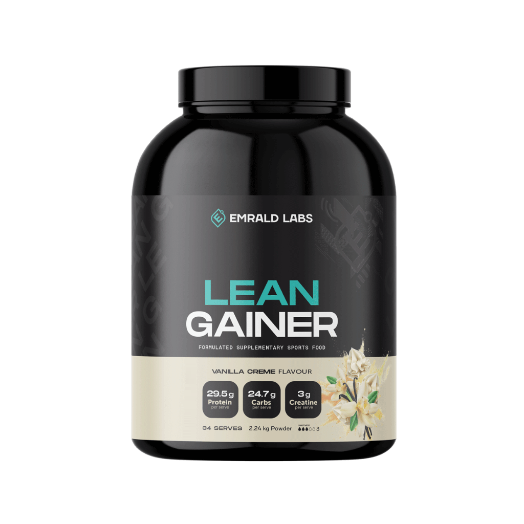 Lean Gainer Emrald Labs Mass gainer protein powder 34 Serves Vanilla