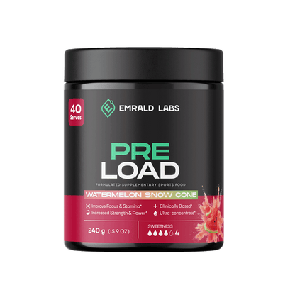 Pre Load Pre Workout Emrald Labs Low stim pre workout