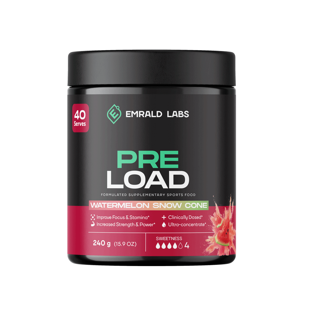 Pre Load Pre Workout Emrald Labs Low stim pre workout