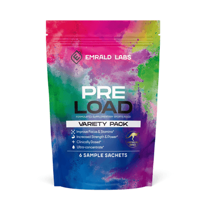 Pre Load Pre Workout | Variety Pack Emrald Labs High stim pre workout