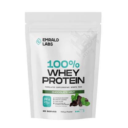 100% Whey Protein Emrald Labs Whey blend protein 900g Chocolate Mint