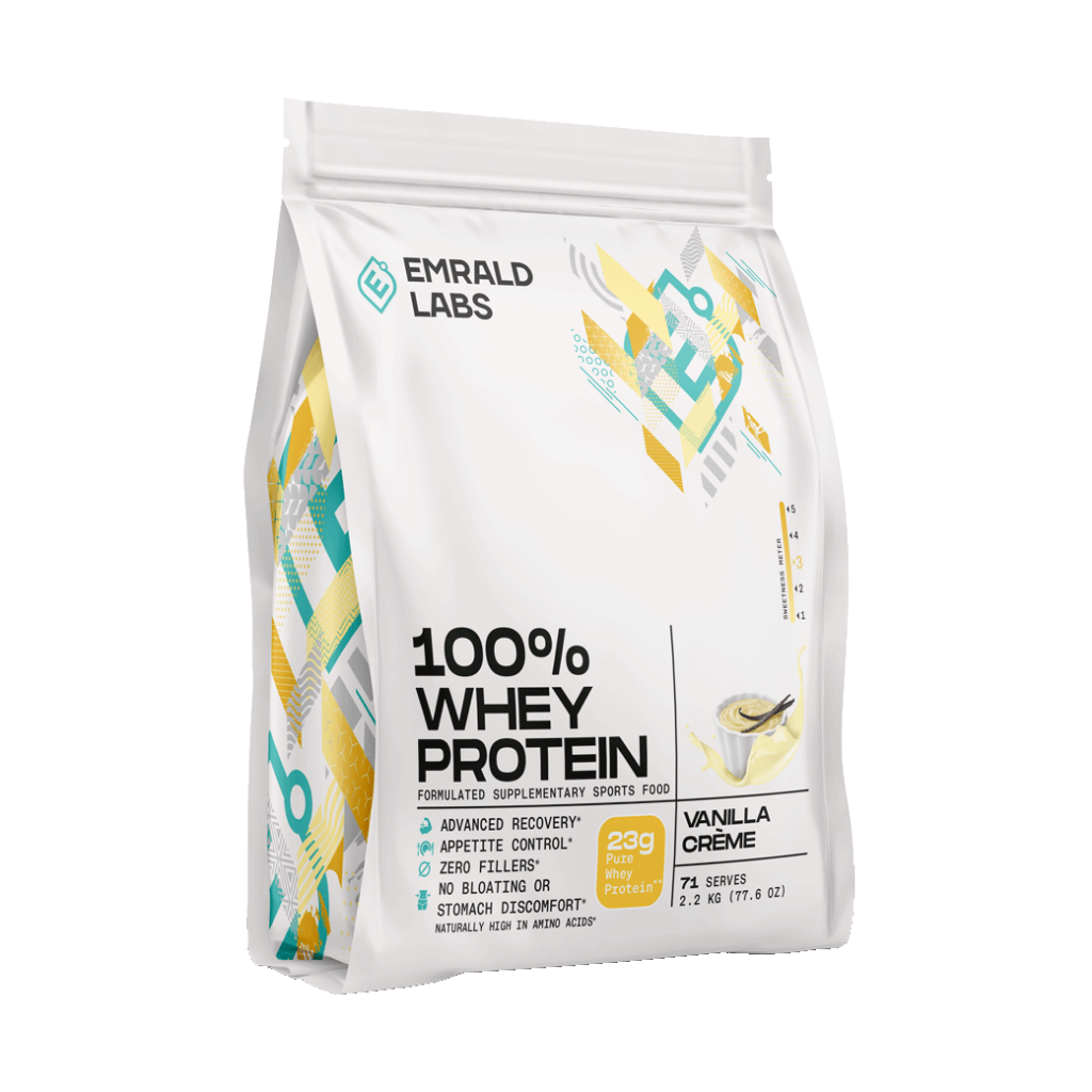100% Whey Protein (11) & 100% Whey Protein Emrald Labs Whey blend protein 2.2kg Vanilla Creme