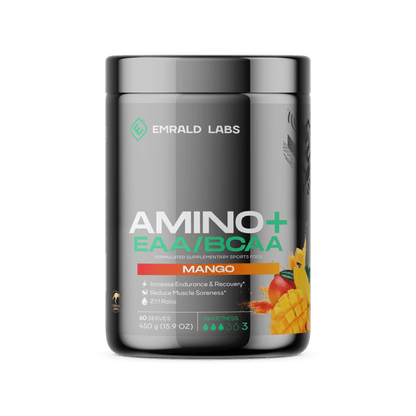 Amino+ EAA/BCAA & Amino+ EAA/BCAA Emrald Labs Essential amino acids 60 Serves Mango