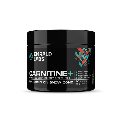 Carnitine+ & Carnitine+ Emrald Labs L carnitine supplements 30 Serves Watermelon Snow