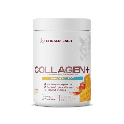 Collagen+ (2) & Collagen+ Emrald Labs Collagen protein powder 30 Serves Mango