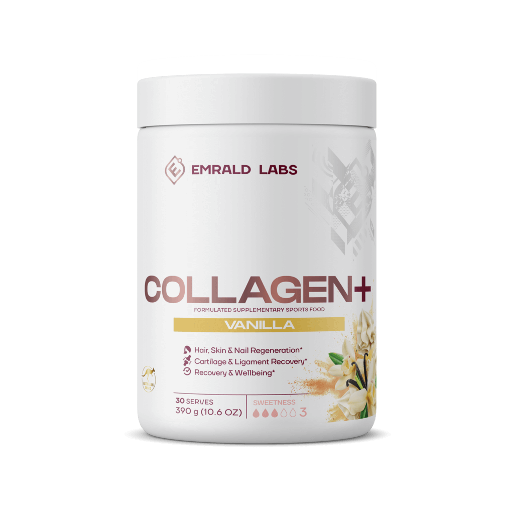 Collagen+ (1) & Collagen+ Emrald Labs Collagen protein powder 30 Serves Vanilla