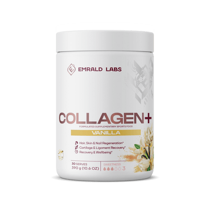 Collagen+ (1) & Collagen+ Emrald Labs Collagen protein powder 30 Serves Vanilla
