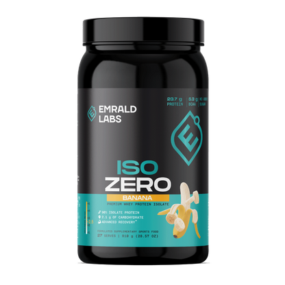 Iso Zero Protein (3) & Iso Zero Protein Emrald Labs Whey protein isolate 810g Banana