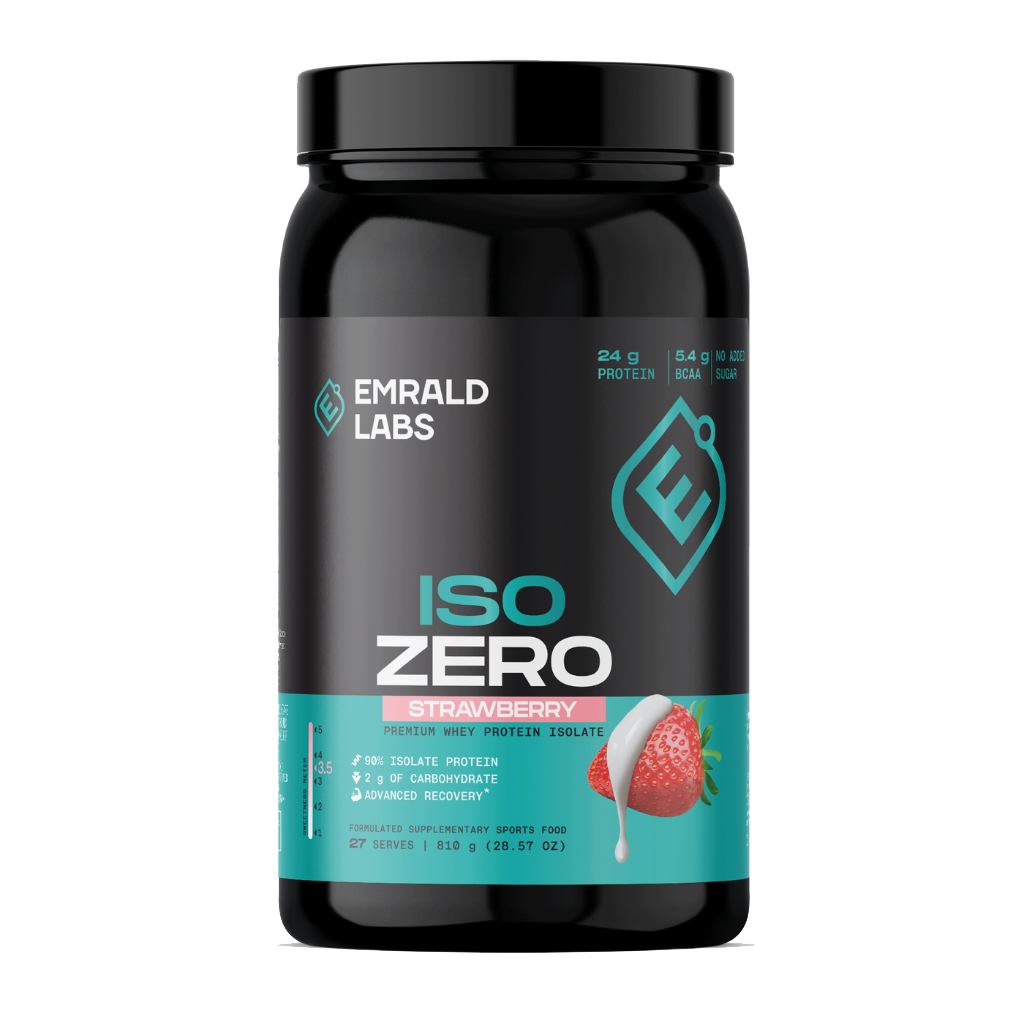 Iso Zero Protein (2) & Iso Zero Protein Emrald Labs Whey protein isolate 810g Strawberry
