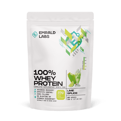 100% Whey Protein (36) & 100% Whey Protein Emrald Labs Whey blend protein 500g Lime Splice