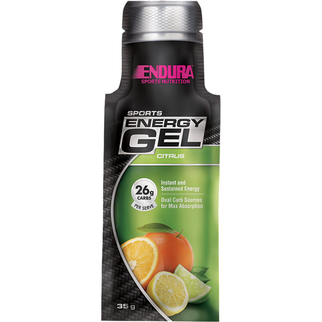 Endura Sports Gel Box Endura Energy gels & Endura Sports Gel Box Endura Energy gels  Citrus