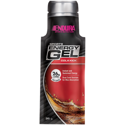 Endura Sports Gel Box (4) & Endura Sports Gel Box Endura Energy gels  Cola