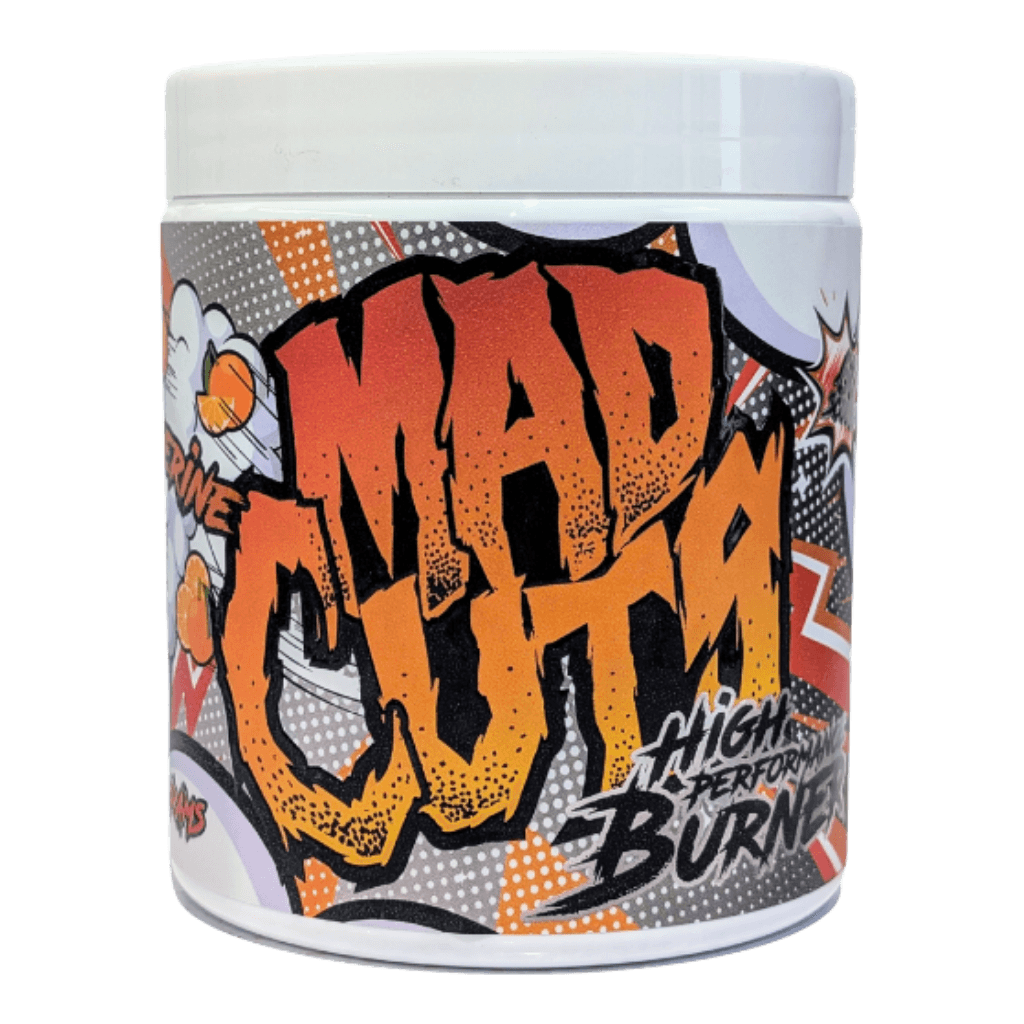 Mad Cuts (2) & Mad Cuts Mad Science High stimulant weight loss supplements 60 Serves Tangerine