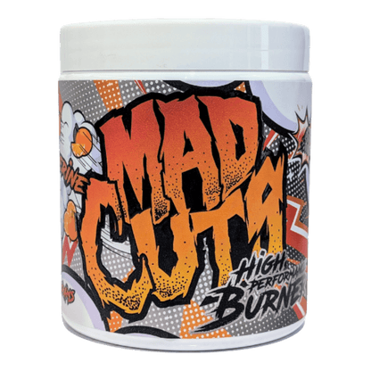 Mad Cuts (2) & Mad Cuts Mad Science High stimulant weight loss supplements 60 Serves Tangerine