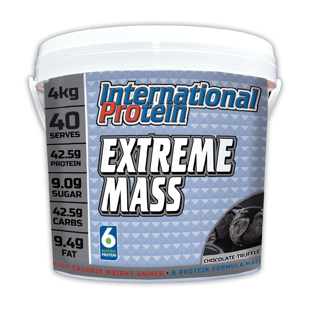 Extreme Mass & Extreme Mass International Protein Mass gainer protein powder 4kg Chocolate Truffle