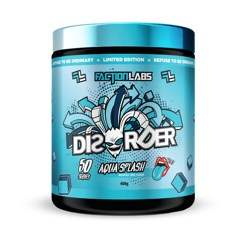 Disorder Faction Labs Medium stimulant pre workout powder