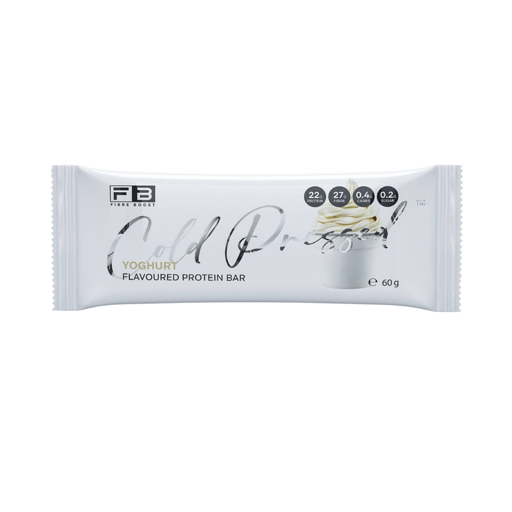 Cold Pressed Protein Bar Fibre Boost High protein bars Box of 12 Yoghurt