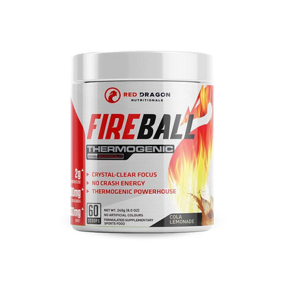 Fireball (1) & Fireball Red Dragon Nutritionals Fat burners supplements 60 Serves Cola Lemonade