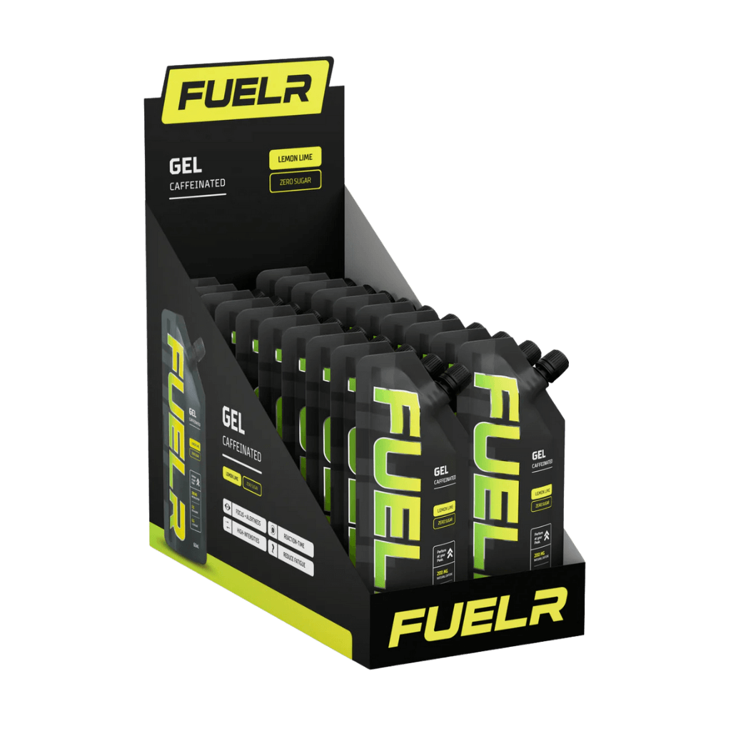 Fuelr Caffeinated Energy Gel & Fuelr Caffeinated Energy Gel Fuelr Energy gels 20 Pack Lemon Lime