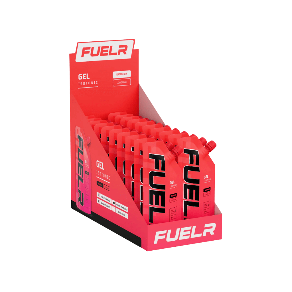 Fuelr Isotonic Energy Gel (2) & Fuelr Isotonic Energy Gel Fuelr Energy gels 20 Pack Raspberry