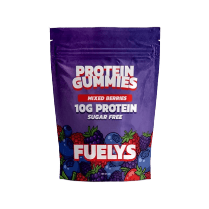 Protein Gummies (1) & Protein Gummies Fuelys Whey blend protein 20 Gummies Mixed Berry