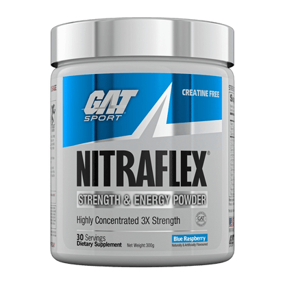 Nitraflex GAT Testosterone boosters supplements 30 Serves Blue Raspberry