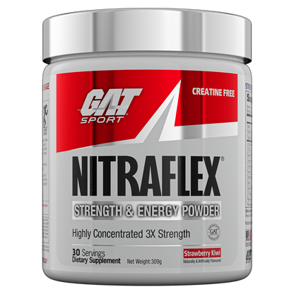 Nitraflex (5) & Nitraflex GAT Testosterone boosters supplements 30 Serves Strawberry Kiwi