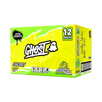 Ghost RTD (1) & Ghost RTD Ghost Drinks for pre workout Box of 12 (500ml Can) Lemon Lime