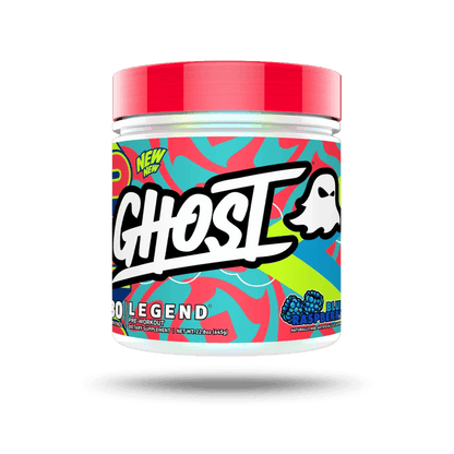 Ghost Legend V4 & Ghost Legend V4 Ghost Vegan pre workout supplements 30 Serves Blue Raspberry