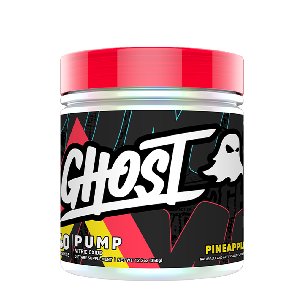 Ghost Pump (1) & Ghost Pump Ghost Caffeine free pre workout 40 Serves Pineapple