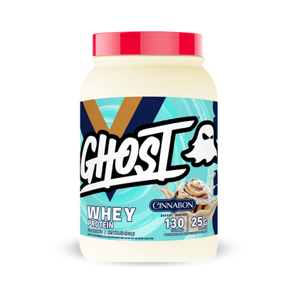 Ghost Whey Protein (11) & Ghost Whey Protein Ghost Whey blend protein 26 Serves (907g) Cinnabon