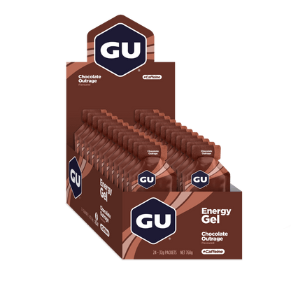 GU Energy Gel (3) & GU Energy Gel GU Energy gels Box of 24 Chocolate