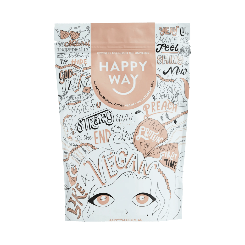 Happy Way Vegan Protein Happy Way Vegan protein powder