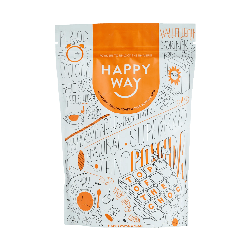 Happy Way Protein (3) & Happy Way Protein Happy Way Whey blend protein 500g Chocolate
